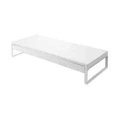 （まとめ）LIHITLAB 机上台590mm 引出し付 A-7338-0 白〔×5セット〕のサムネイル