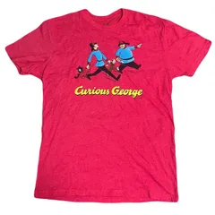 おさるのジョージ　curious george　Tシャツ　Mサイズ　OUT OF PRINT US古着　キャラT