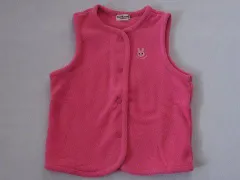 ミキハウス miki house mikihouse アウトレット 子供服 女の子 100cm ベスト フリース ピンク 秋 冬 ★3 トップス ガールズ 女児 キッズ プチプラ 【中古】 ユーズド リサイクル こども