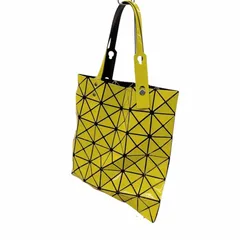 BAO BAO ISSEY MIYAKE イッセイ ミヤケ バオバオ ルーセント トートバッグ イエロー系 ポリ塩化ビニール BB53-AG413