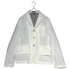 BLACK COMME des GARCONS(ブラックコムデギャルソン) 19SS Striped lining poly crimp 3B tailored jacket ストライプ ライニング ポリ 縮絨 3B テーラード ジャケット 1C-J024のサムネイル