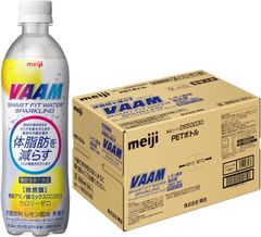 明治 ヴァーム スマートフィット ウォータースパークリング 微炭酸 500ml×1ケース/24本
