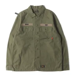 WTAPS BUDS オリーブドラブ　サイズ 01（S） WTAPS Shirt BUDS / SS / COTTON. TWILL