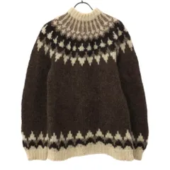 オールド 長袖 ハイネック セーター ブラウン OLD ニット メンズ