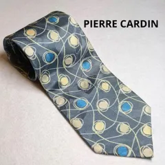 1:ネクタイ PIERRE CARDIN 9㎝ ブルーグレー A 211　●