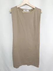 ◇ WORK TRIP OUTFITS GREEN LABEL RELAXING ロング丈 ワンピース サイズS カーキブラウン レディース E  【1408220063901】