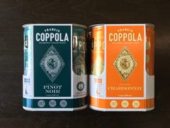 ８本　カリフォルニア　コッポラ　缶ワイン　赤４　白４　ピノノワール　シャルドネ