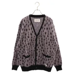 希少WACKO MARIA 総柄カーディガンガールSボタニカル黒