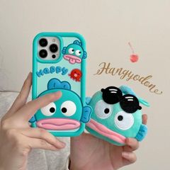 ハンギョドン アイホンケース 立体 iphone16 iphone15/iphone14/iphone13/iphone12 シリーズに適用iphone16plus promax スマホケース ソフ