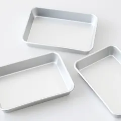 【新品】【1点販売】松野屋[まつのや] アルマイトバット 小 [角バット スタッキング 調理道具]のサムネイル