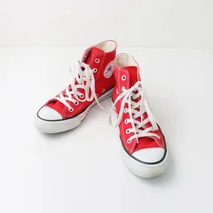 コンバース CONVERSE 4G 1609 ALL STAR HI 24.5cm/レッド オールスター ハイカット キャンバス スニーカー【2400014368178】