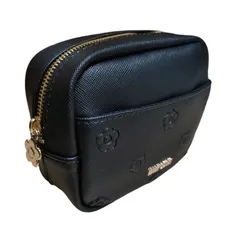 マリークヮント マリークワント MARY QUANT シンプルエンボスデイジー ミニポーチ 【ブラック】 マリークヮント