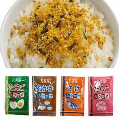 大容量 丸美屋 ふりかけ 4種類 計100包セット 各種類25包 さけ おかか たらこ たまご
