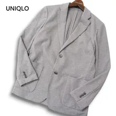 UNIQLO ユニクロ 春夏★ 2B コンフォート テーラード ジャケット Sz.M メンズ 灰 グレー