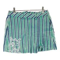 サイズ：M FILA GOLF フィラゴルフ  ストレッチスカート ストライプ柄 グリーン系 [240101390321]# ゴルフウェア レディース ストスト