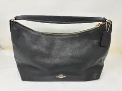 ◆COACH コーチ ショルダーバッグ F36628 黒系 ブラック レザー 中古◆17991★