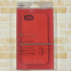SoftBank SELECTION シリコーンハードケース for iPhone 7 / オレンジレッド SB-IA15-HCSL/OD