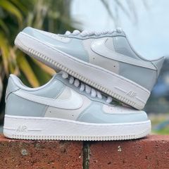 NIKE AIR FORCE 1 LOW 'WOLF GREY PATENT' ナイキ エア フォースワン スニーカー 【MEN'S】 wolf grey/vast grey-white HV9405-001