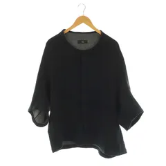 ワイズ Y's ニット カーディガン 七分袖 ラグランスリーブ 2 S 黒 ブラック /AQ ■OSのサムネイル
