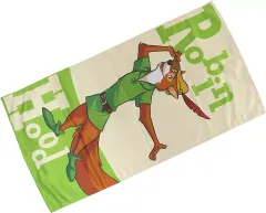 【中古】タオル・手ぬぐい ロビン・フッド マルチクロス 「セガ ラッキーくじONLINE ディズニーキャラクタークール!コレクション」 B-4賞