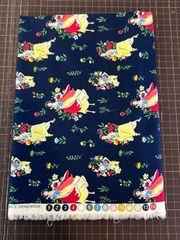 987　USA輸入生地シーチング　白雪姫　ディズニー幅約106-111cm×90cm