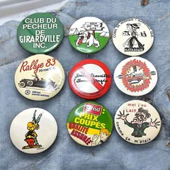 DA アニメ イラスト 車 アート 缶バッジ ビッグサイズ 大 大きい ビンテージ アンティーク 50s ~ 60s 70s 80s 90s 00s 小物 アクセサリー 古着 USA 仕入れ ロック バイカー アメカジ ストリート  p10/のサムネイル