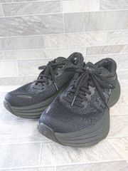 ◇ Θ HOKA ONE ONE ホカオネオネ 厚底 スニーカー シューズ サイズ23.0 ブラック系 レディース E 【1508060014573】
