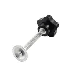 【数量限定】設備ノブ ネジつき取っ手 スターノブ クランプノブ 60mm x M8 uxcell