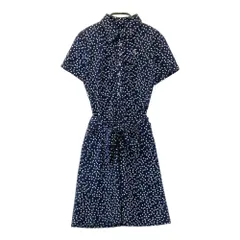 サイズ：S CALLAWAY キャロウェイ  半袖ポロ ワンピース ドット柄 ネイビー系 [240101420749] ゴルフウェア レディース ストスト