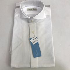 Maker'sShirt 鎌倉シャツ　半袖　白　S　訳あり