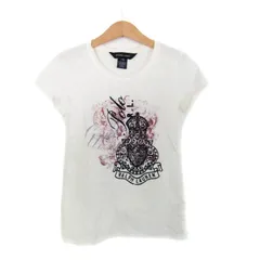 ラルフローレン 半袖Ｔシャツ トップス コットン グラフィックT キッズ 女の子用 140サイズ ホワイト RALPH LAUREN 【中古】