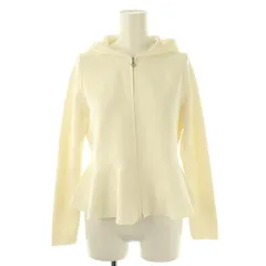 トッカ TOCCA MARIE ジップアップパーカー ニット XS アイボリー /ES ■OSのサムネイル