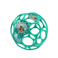 【人気商品】ガラガラ ソフトボール 歯固め ベビーカー用おもちゃ 出産祝い オーボールラトル【0ヶ月~】 Oball ライトブルー Starts Bright 11486 ブライトスターツ