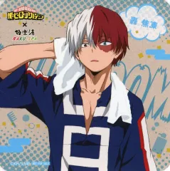 【中古】コースター 轟焦凍(通常ver.) オリジナルコースター 「僕のヒーローアカデミア×極楽湯・RAKU SPA 極楽の更に向こうへ! PLUS ULSPA」 コラボメニュー注文特典