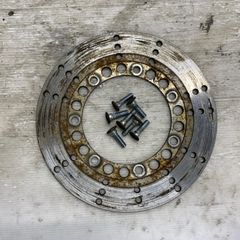 ダブルキャリパーブラケットフロントディスクローター ダックス