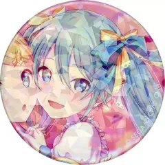 【中古】バッジ・ピンズ 初音ミク＆鏡音リン 「プロジェクトセカイ カラフルステージ! feat. 初音ミク ホログラム缶バッジコレクションF」