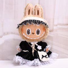 ラブブ着せ替えバスローブ　38㎝　LABUBU服　着せ替え　ラブブぬい服