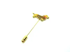 DAKS ダックス ドッグモチーフ 犬 ピンブローチ ピンバッジ アクセサリー レディース ゴールド系 DH2731のサムネイル