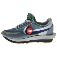 NIKE (ナイキ) ×CLOT×Sacai LDWAFFLE クロット サカイ エルディワッフル ローカットスニーカー グレー US9.5/27.5cm DH3114-001