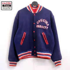 60s vintage ウール スタジャン メンズ XL~サイズ相当 ビッグサイズ オーバーサイズ