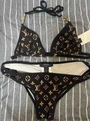 新品同様★ルイヴィトン・モノグラム総柄 メタルV ビキニ 水着(34) m53189451802_1.jpg?1748682548