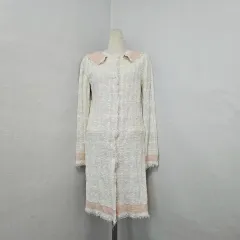 ドルチェアンドガッバーナ　36 デイジー刺繍 半袖ロングワンピース ホワイトXS classicalelf ワンピース 「予約受付中」トレンドのティアード