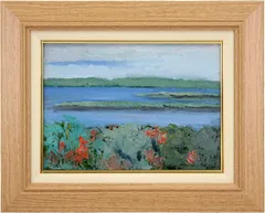 田辺三重松『北の海』パステル画【真作保証】 絵画 - 北海道画廊