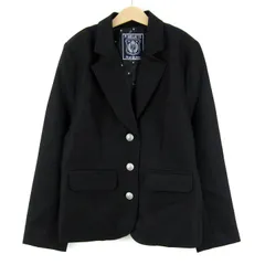 ピンクラテ 卒業式 入学式 フォーマルスーツ ジャケット 学院風 キッズ 女の子用 S160サイズ 黒 PINK-latte 【中古】