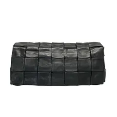 BOTTEGA VENETA(ボッテガヴェネタ) ウエストポーチ カセット 黒 ポケット着脱可 レザー