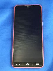 ◆AQUOS Android BASIO active 2 レッド SHG12 本体のみ　(RE0066)◆