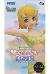 【中古】フィギュア 鏡音リン 「初音ミク Project DIVA Arcade Future Tone」 スーパープレミアムフィギュア ”鏡音リン-ミラクルスターリゾート-”