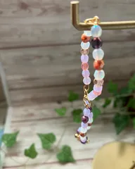 ✨★（アレルギー対応）✴︎【キラキラチェコビーズブレスレット】✴︎「マグネット色✴︎ブレスレット★✨✨