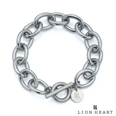 ライオンハート LH-1 ヴァリアス チェーンブレスレット チャンキー サージカルステンレス316L シルバー チェーン ブレスレット 金属アレルギー対応 メンズ ブランド
