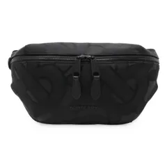 【美品】バーバリー⭐️スモール モノグラム⭐️ バムバッグ⭐️ウエストポーチ⭐️ブラック ほぼ未使用 BURBERRY ウエストポーチ スモール モノグラム